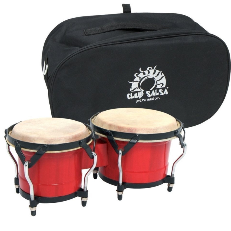 Club Salsa Bongos Rojo Vino