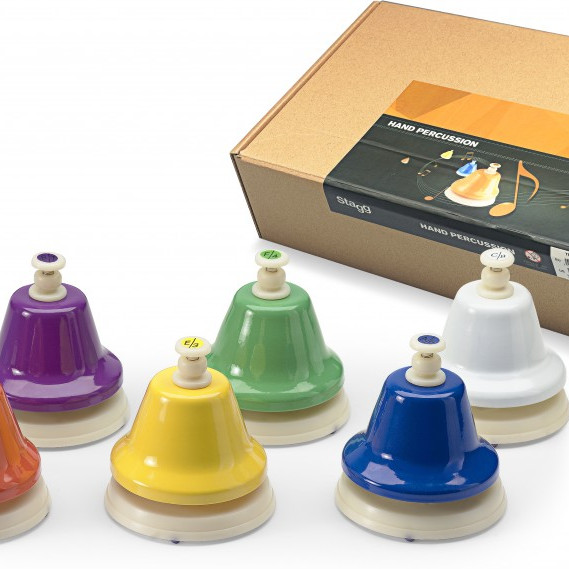 Stagg Jogo Sinos Coloridos 8 Notas TB SE