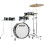 Tama Club Jam Pancake HBK Hairline Black