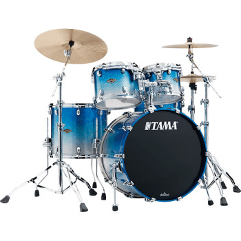 Tama Straclassic Walnut/Birch 4pc MBI Molten Blue Ice Fade