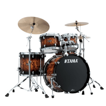 Tama Straclassic Walnut/Birch 4pc MBR Molten Brown Burst