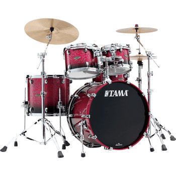 Tama Straclassic Walnut/Birch 4pc MDR Molten Dark Raspberry Fade