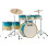 Tama Superstar Classic 7pc PCLP Caribbean Lacebark Pine Fade c/ hardware